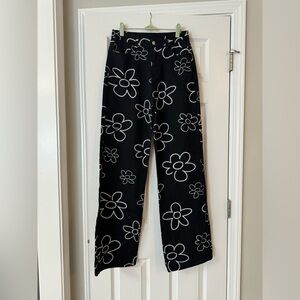 Bailey Rose Black & White Daisy Jeans